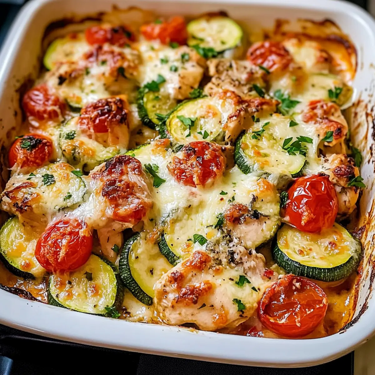 Savory Chicken Zucchini Bake for Delightful Weeknight Dinners