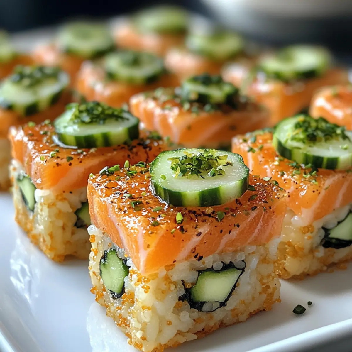 Crispy Rice Salmon Bites That Will Wow Your Guests