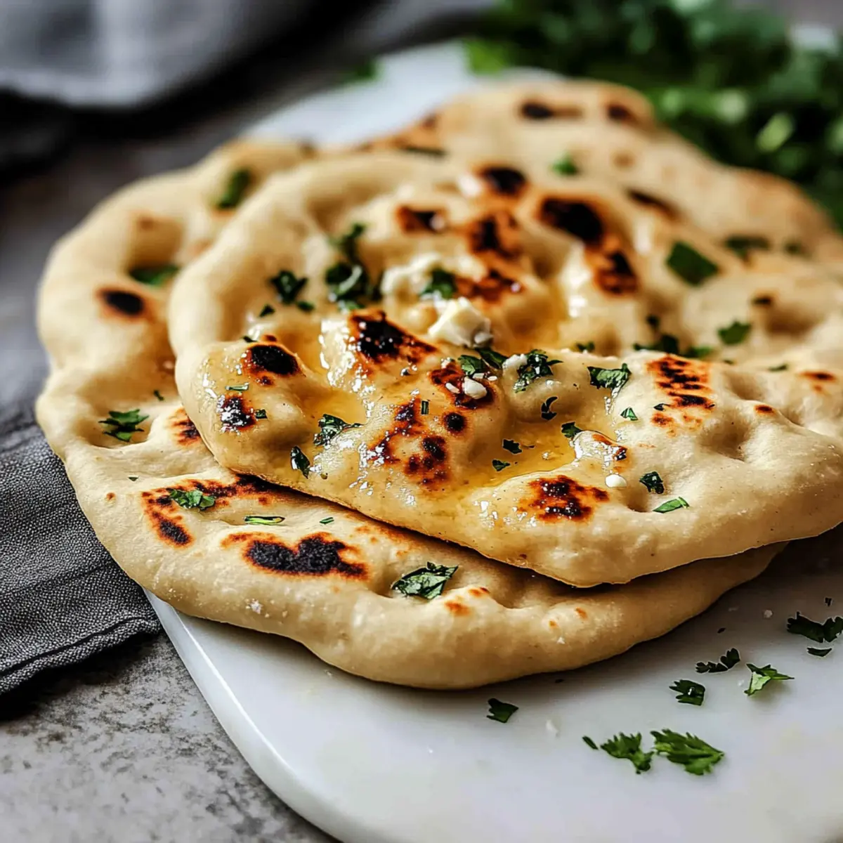 Homemade Garlic Naan Bread: Soft, Fluffy & Irresistible
