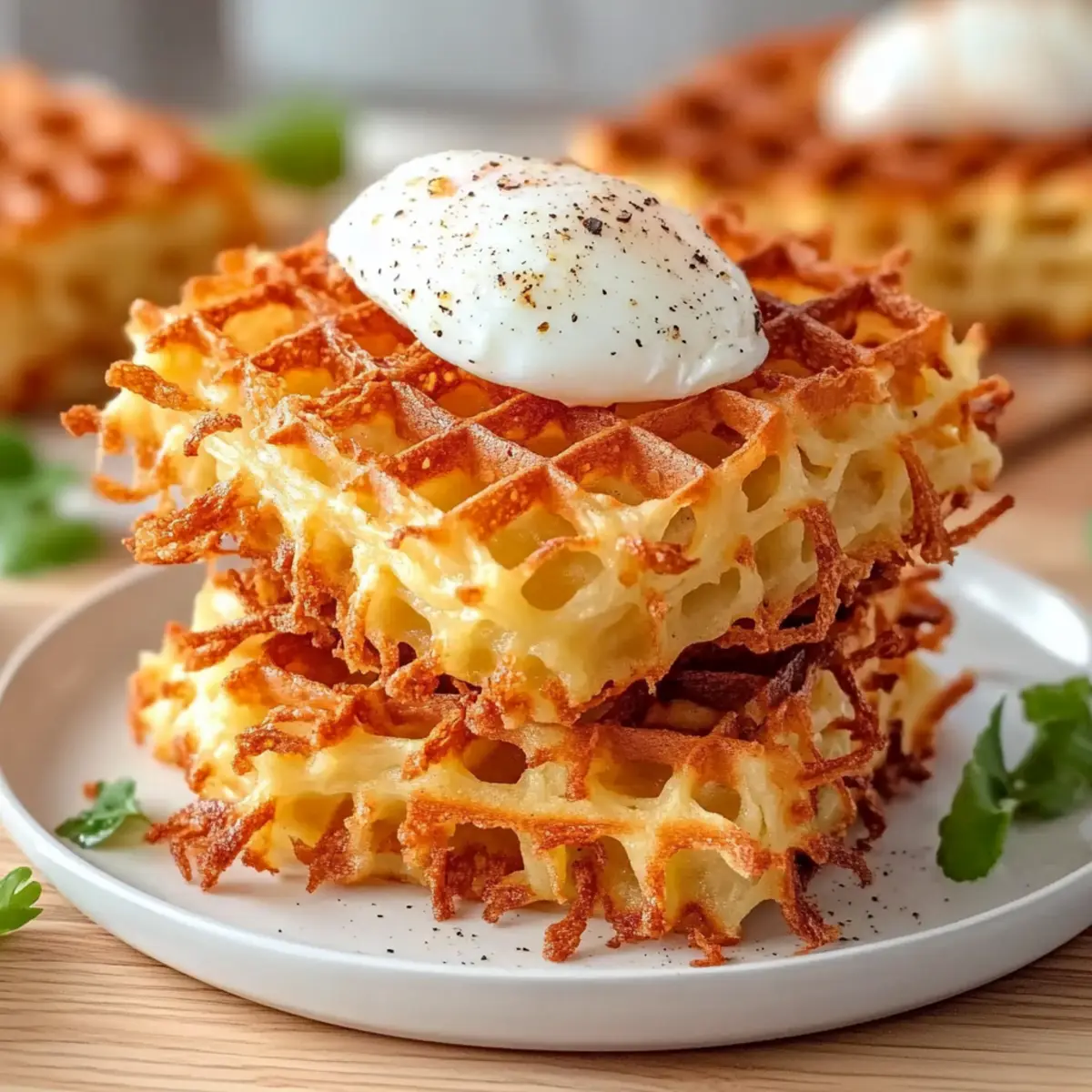 Crispy Hashbrown Chaffle: Your New Favorite Breakfast Treat
