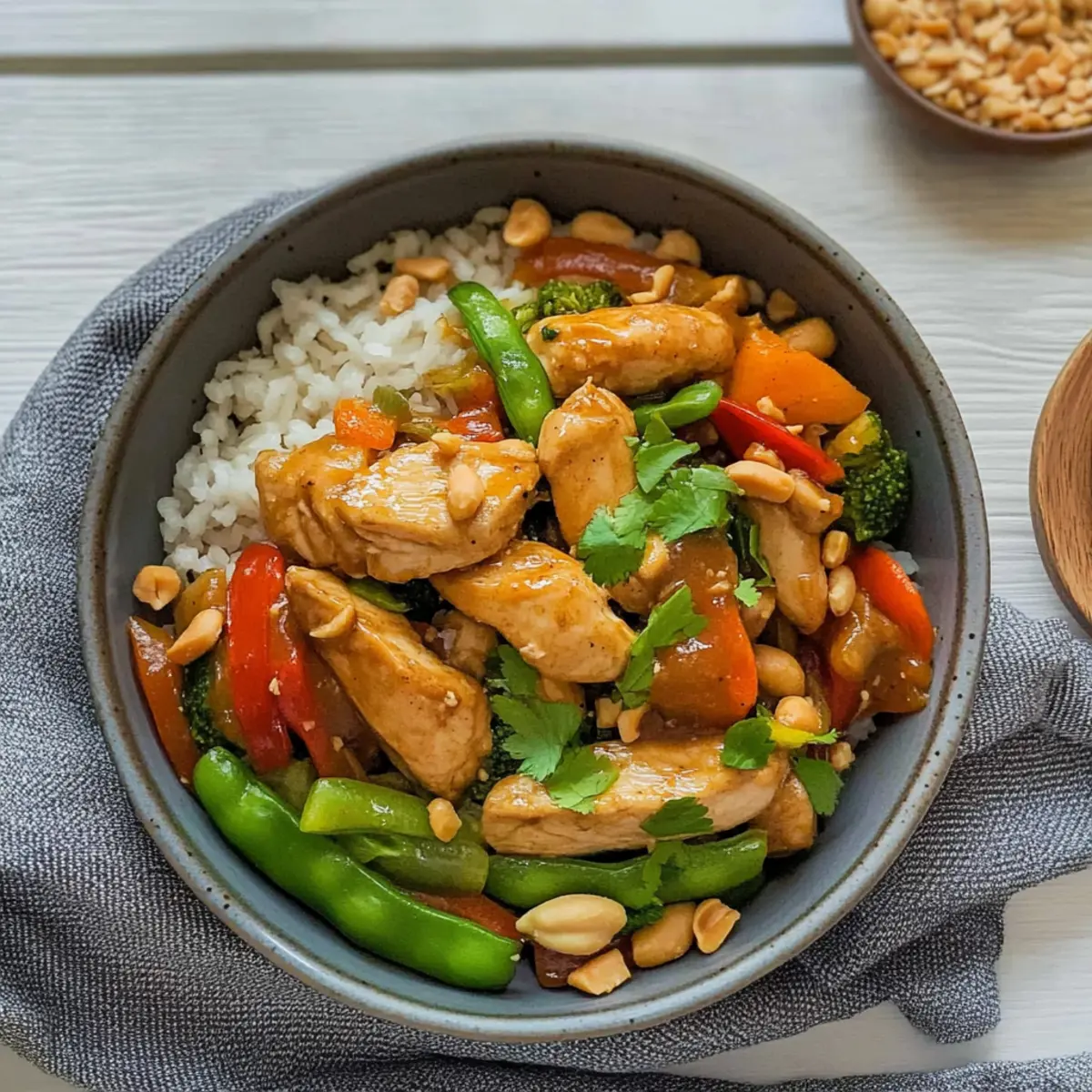 Irresistible Thai Peanut Chicken Stir Fry in Just 20 Minutes