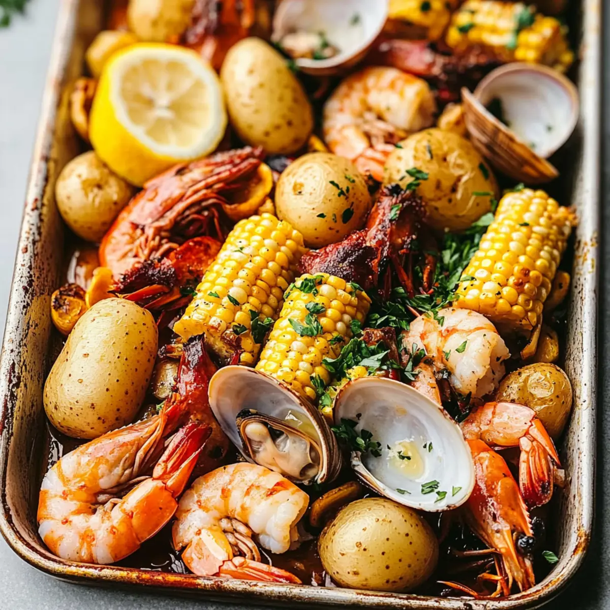 Delicious Sheet Pan Clambake for Effortless Seafood Bliss