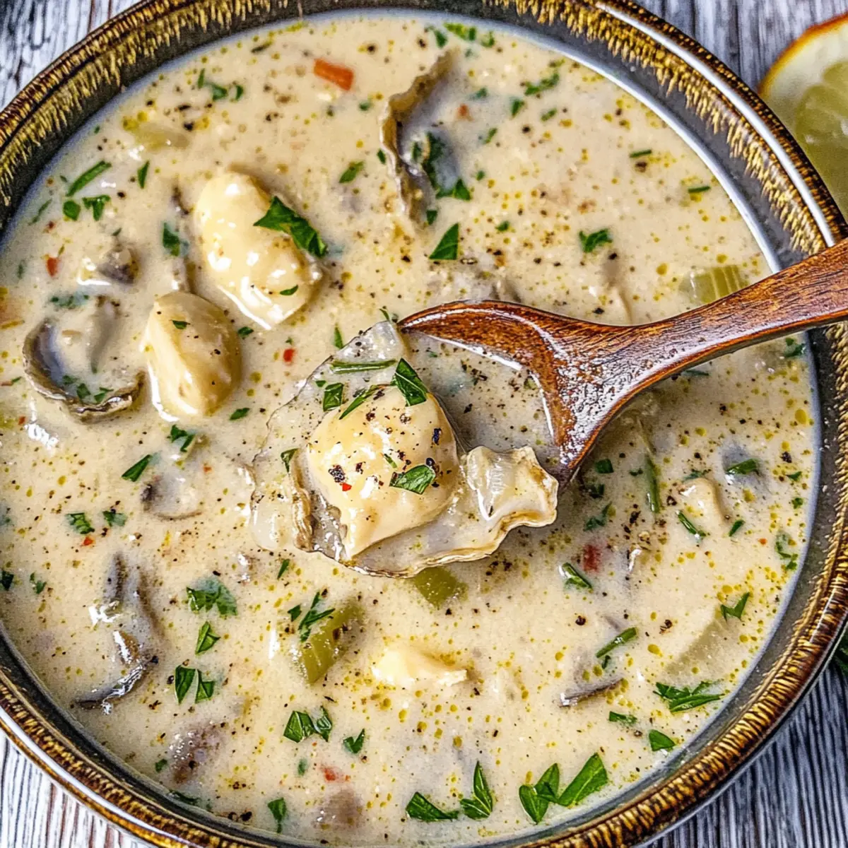 Deliciously Creamy Oyster Stew Perfect for Cozy Nights