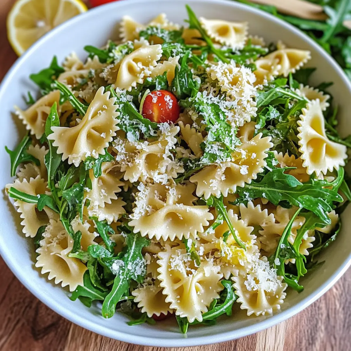 Zesty Lemon Arugula Pasta Salad for Easy Summer Meals