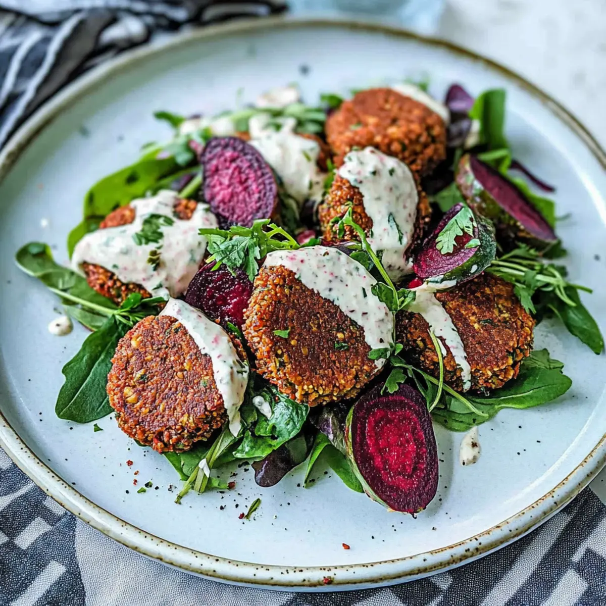 Delicious Beetroot Falafels: Nutritious Vegan Perfection