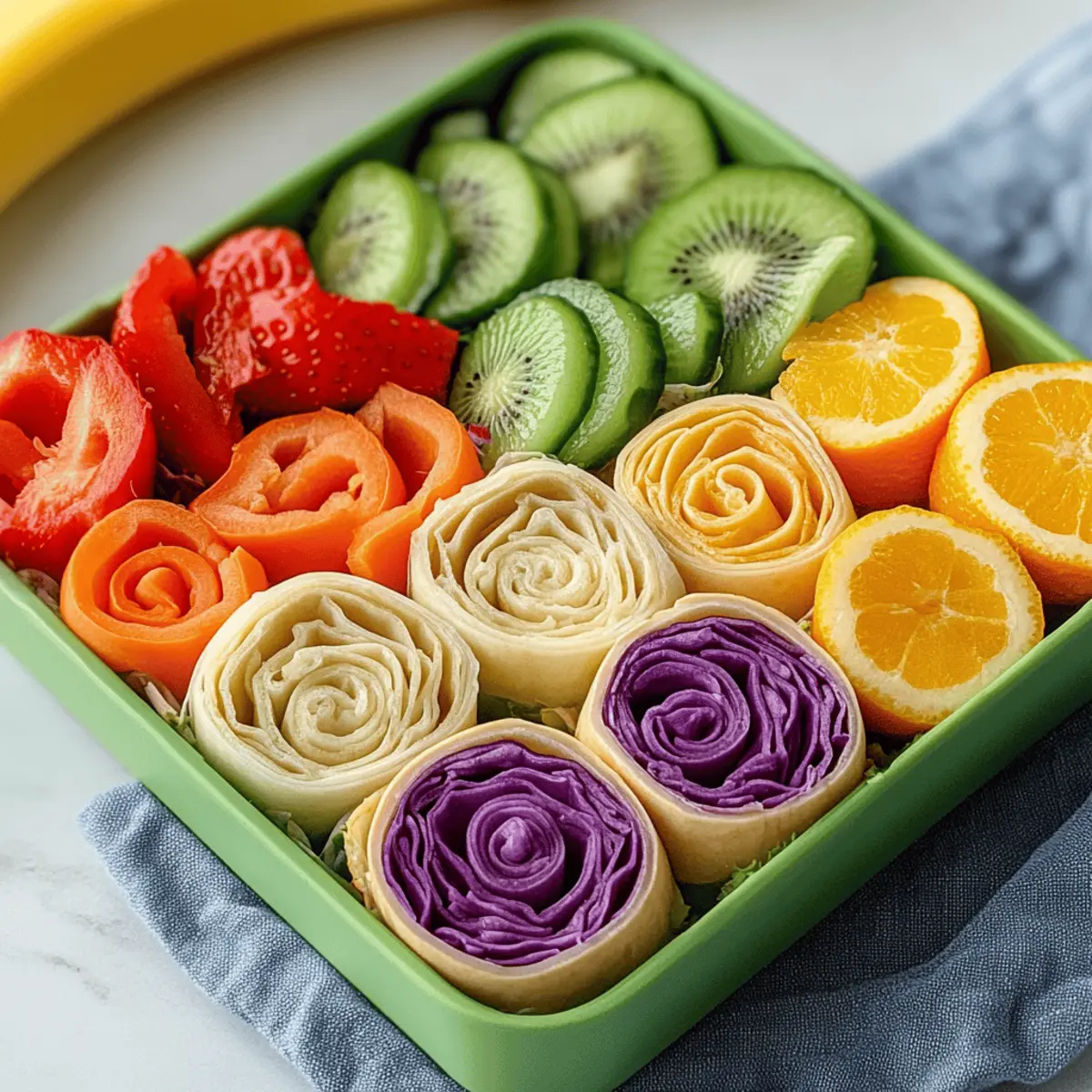 Rainbow Bento: Colorful Veggie Rolls for Fun, Healthy Lunches
