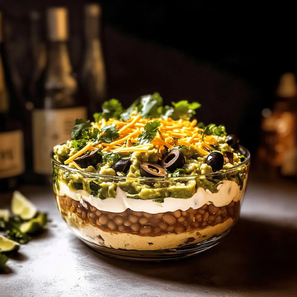Granny’s 7 Layer Dip: Quick, No-Cook Crowd-Pleasing Flavor!