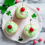 Shamrock Shake Cupcakes