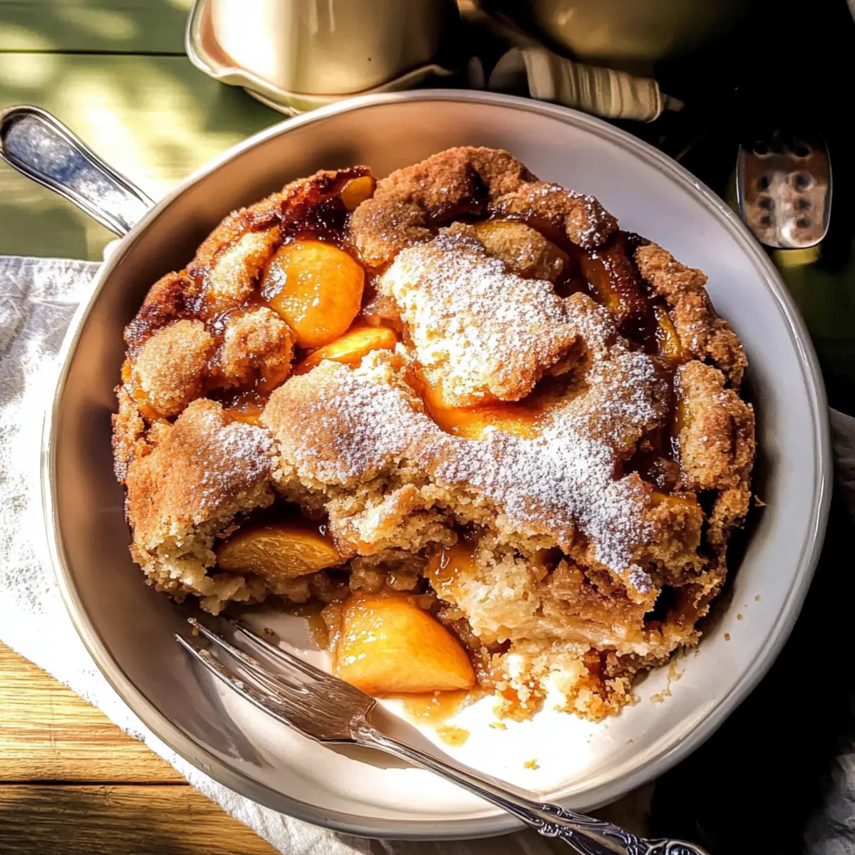 Caramel Peach Dump Cake – A Sweet, Effortless Summer Delight
