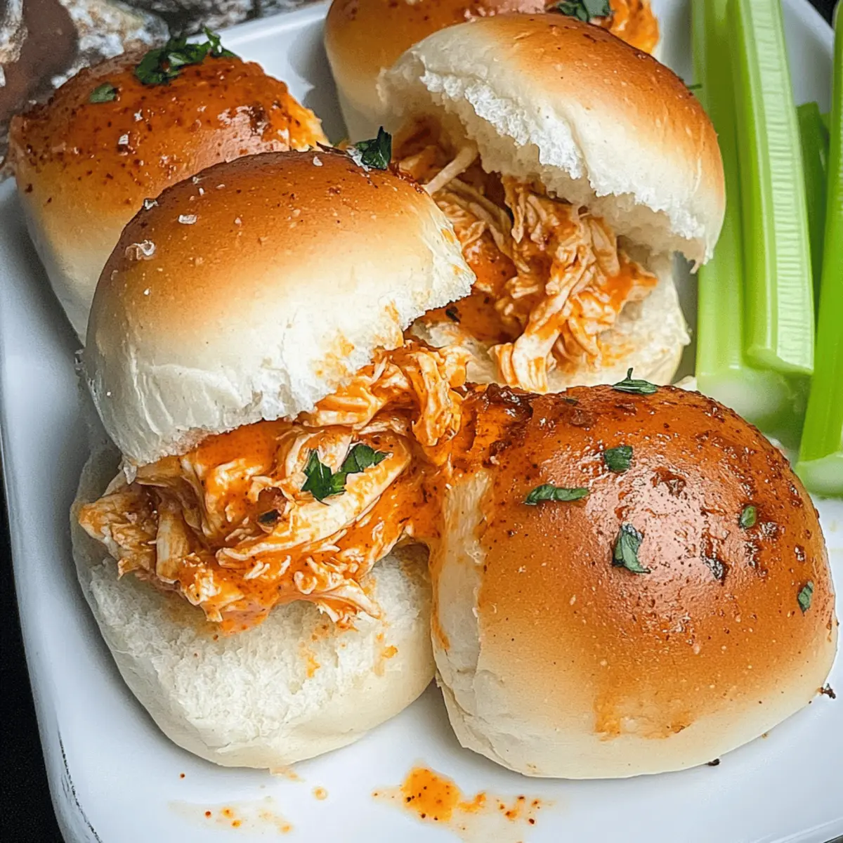Spicy Buffalo Chicken Sliders That Bring the Heat and Flavor