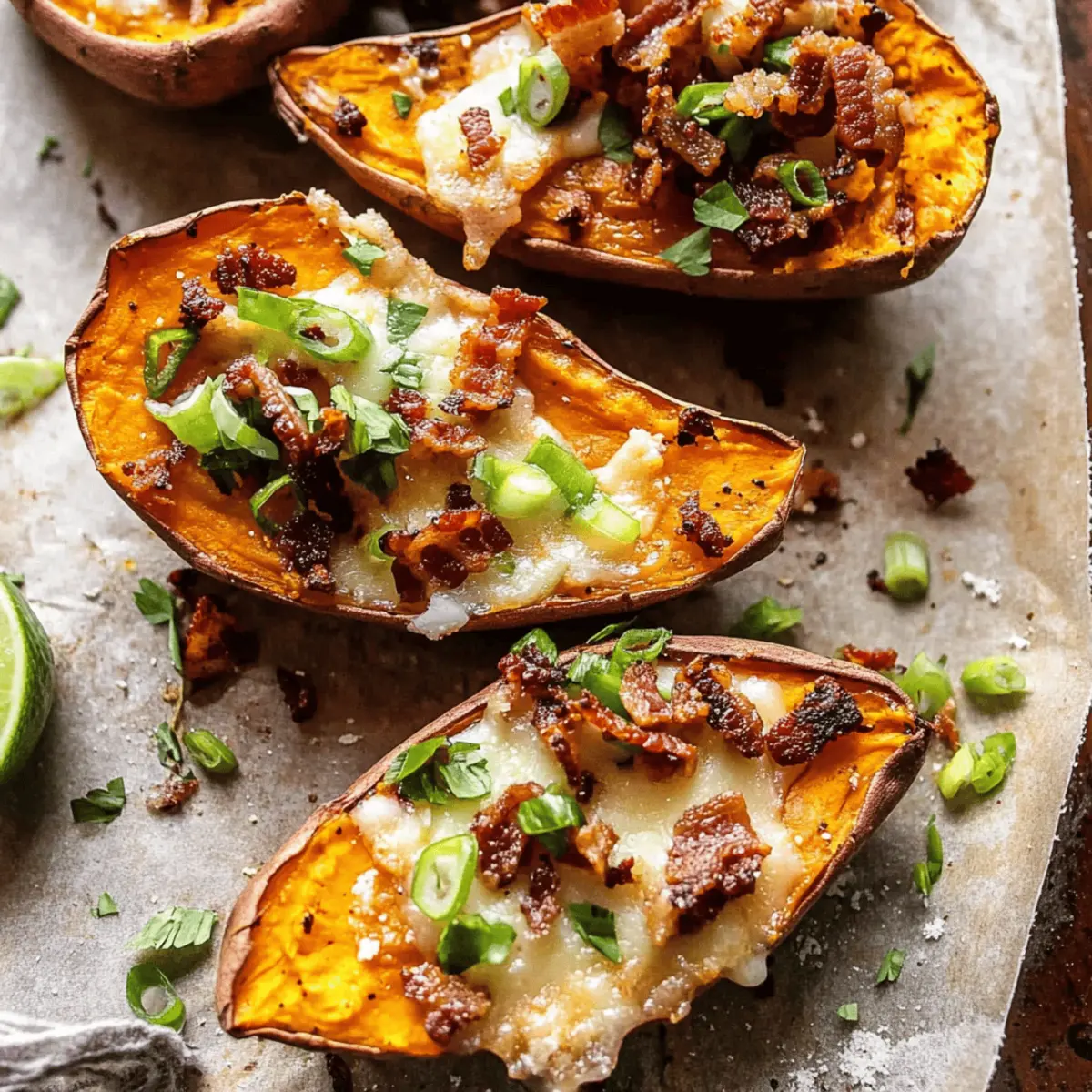 Cheesy Sweet Potato Skins That Everyone Will Love