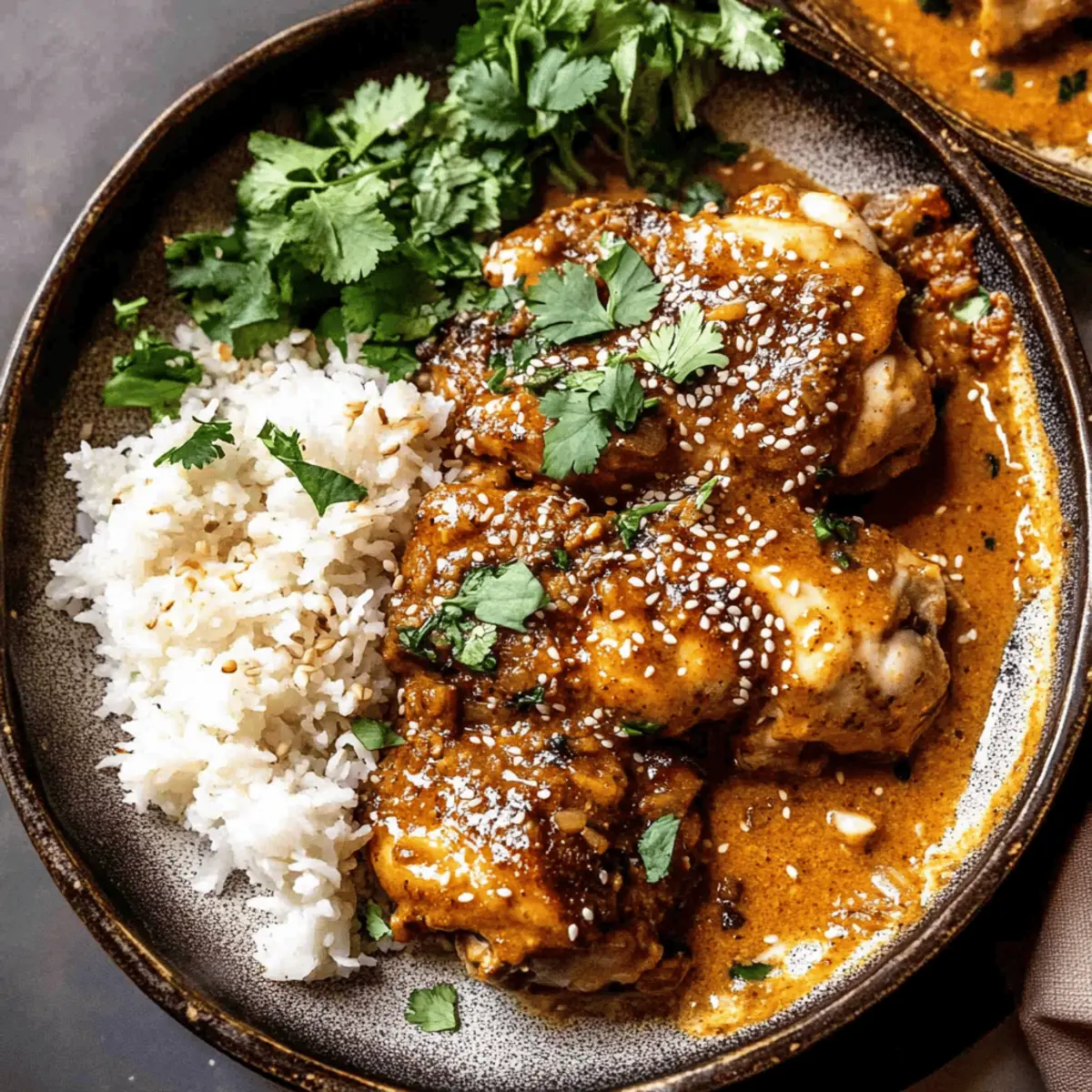 One Pan Spicy Sesame Butter Chicken for Quick Comfort