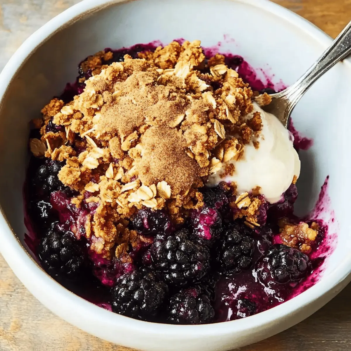 Irresistible Blackberry Crisp: Easy, Vegan Summer Delight