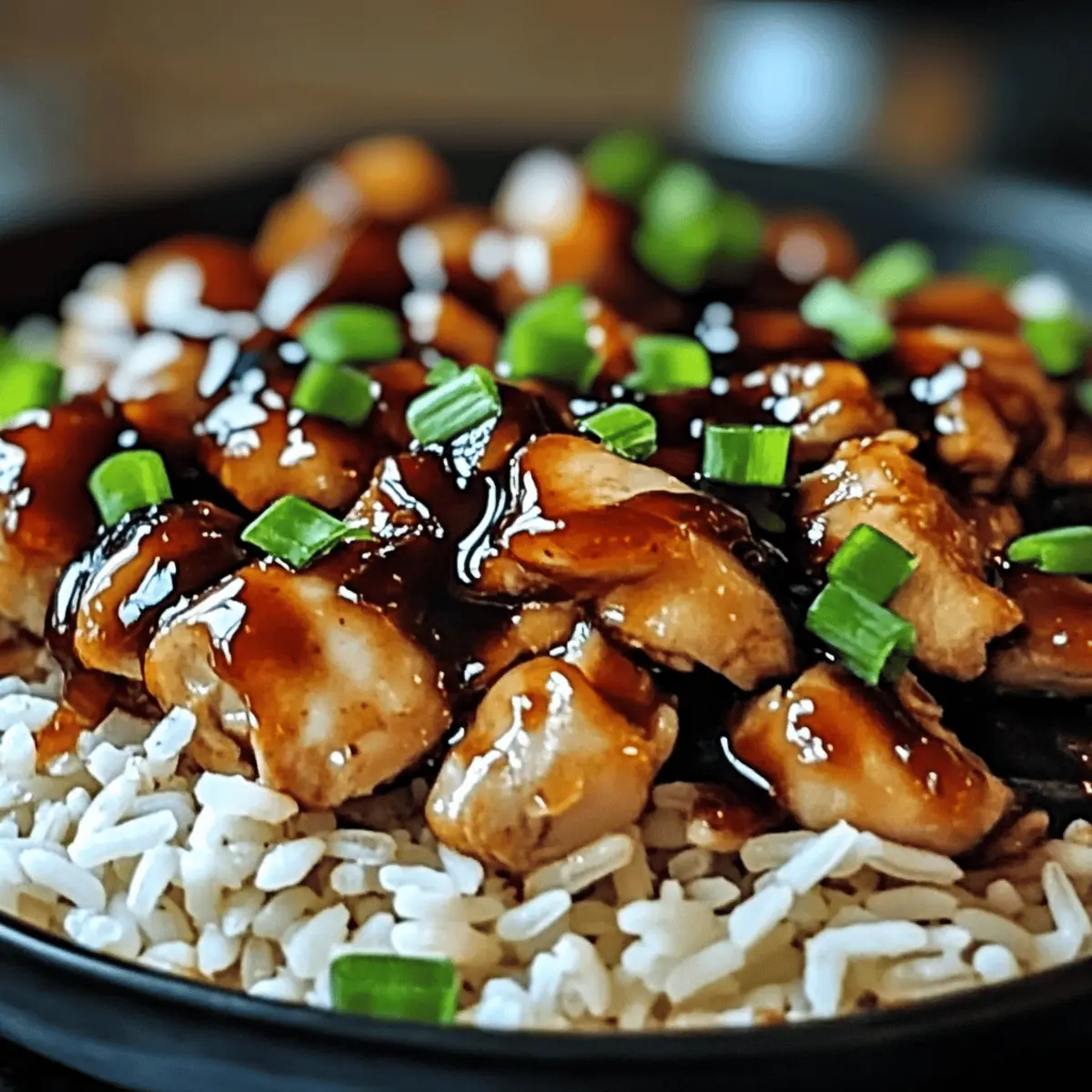 Sweet and Savory Honey BBQ Chicken Rice in One Pan