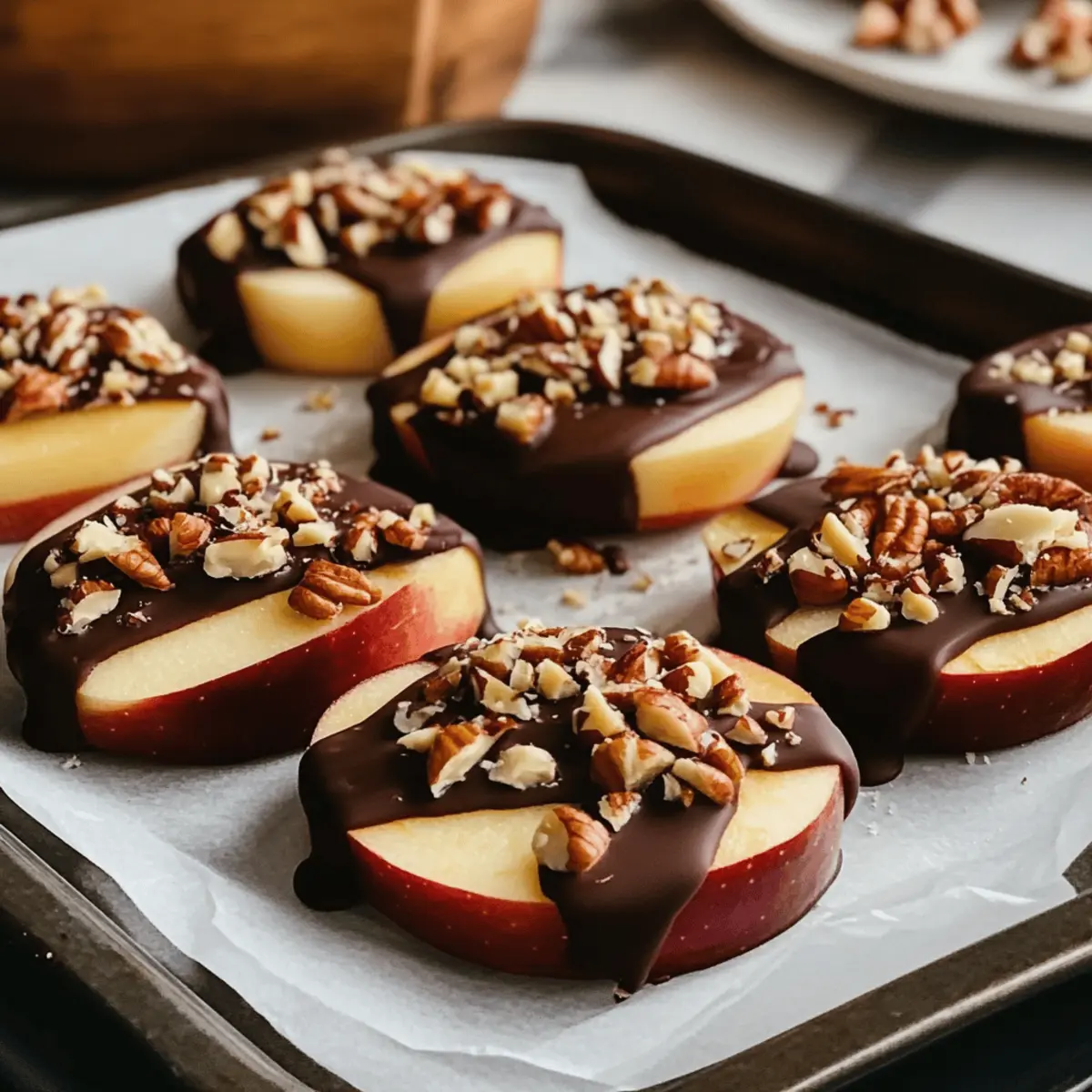 Delicious Chocolate Turtle Apple Slices for Sweet Cravings