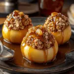 Bourbon Caramel Baked Apples
