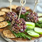 Cranberry Nut Cream Cheese Balls