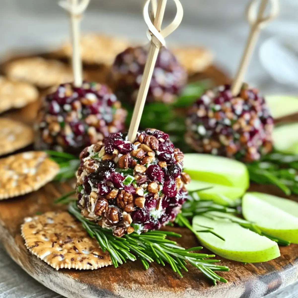 Cranberry Nut Cream Cheese Balls