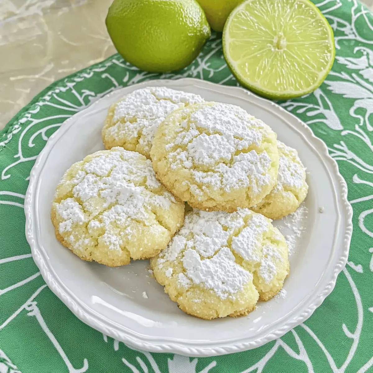Coconut Key Lime Crinkle Cookies: A Tropical Treat You’ll Love
