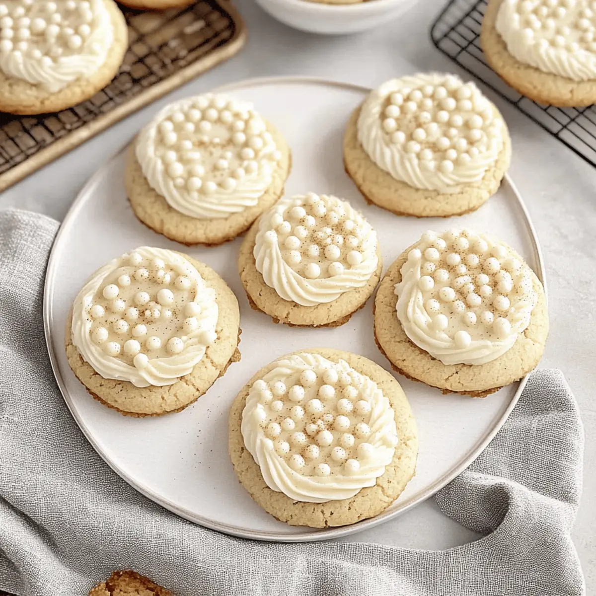 Cozy Holiday Eggnog Cookies with Creamy Frosting Bliss