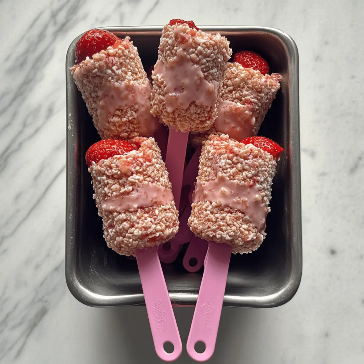 Strawberry Shortcake Pops: Your Guilt-Free Summer Treat