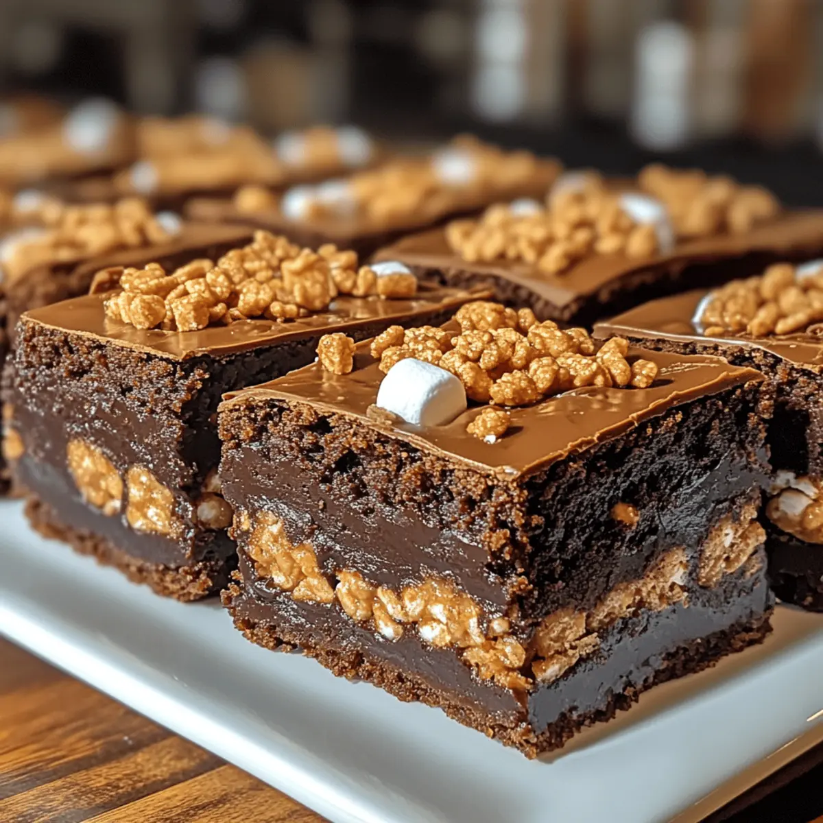 Muddy Buddy Marshmallow Brownies