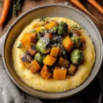 Pumpkin Polenta with Roasted Vegetables