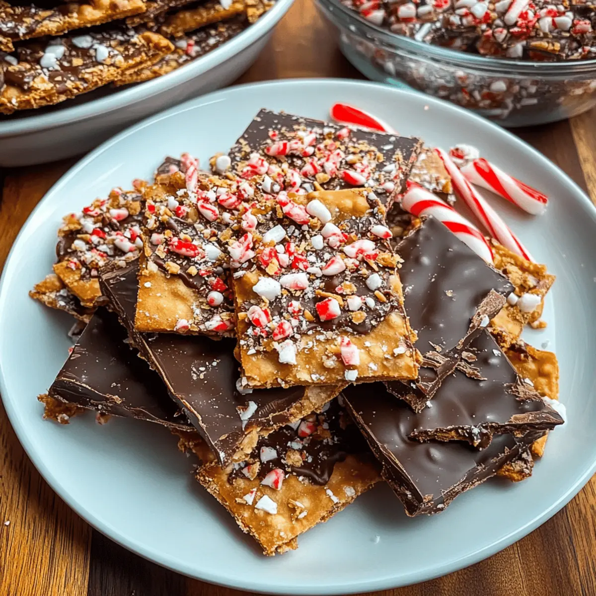 Irresistibly Crunchy Chocolate Cracker Toffee Delight