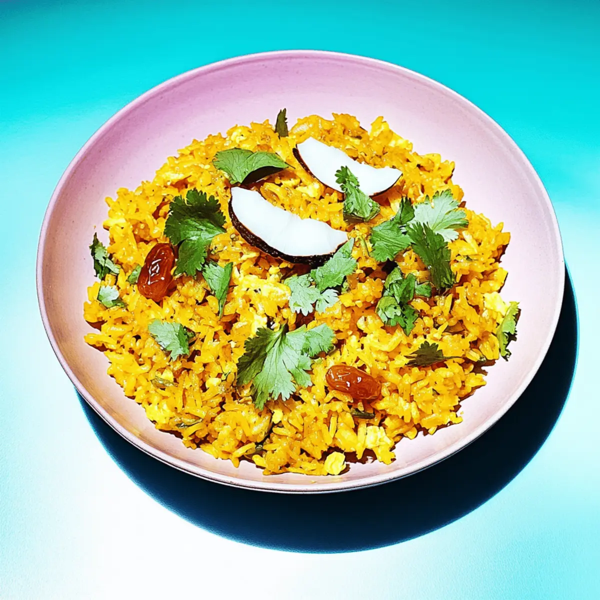 Coconut and Turmeric Fried Rice: A Tropical Flavor Boost
