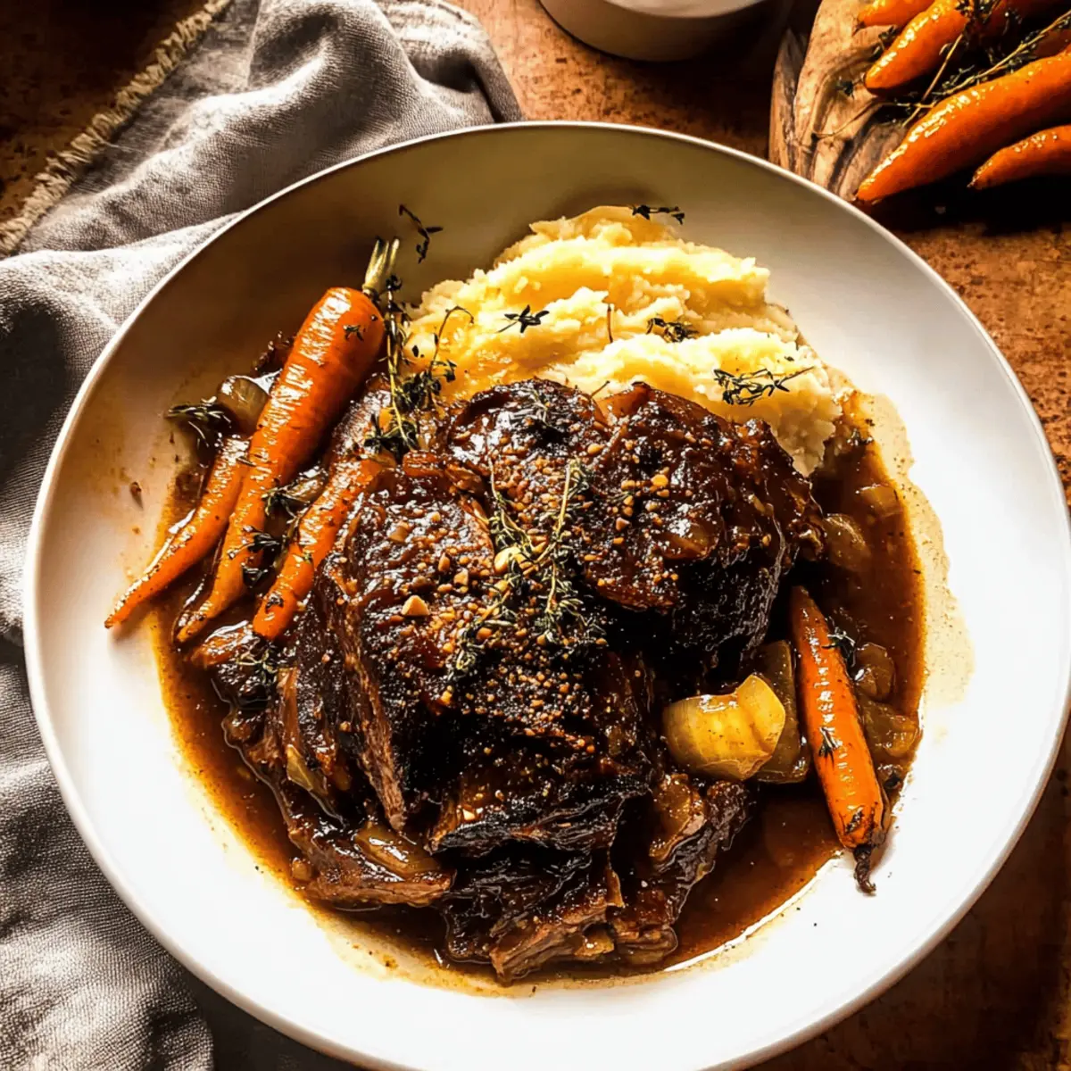 Cozy Up with White Wine Miso Braised Pot Roast Bliss