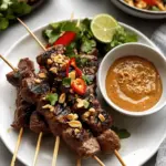 Beef Satay with Thai Peanut Sauce