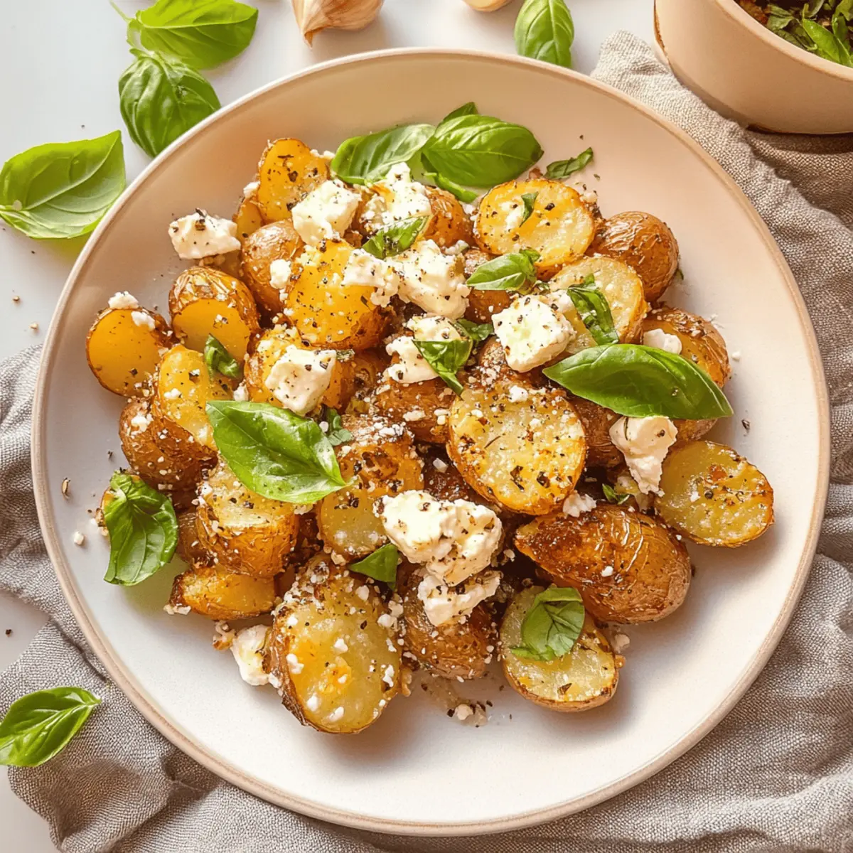 Savory Baked Feta Potatoes with Crispy Perfection