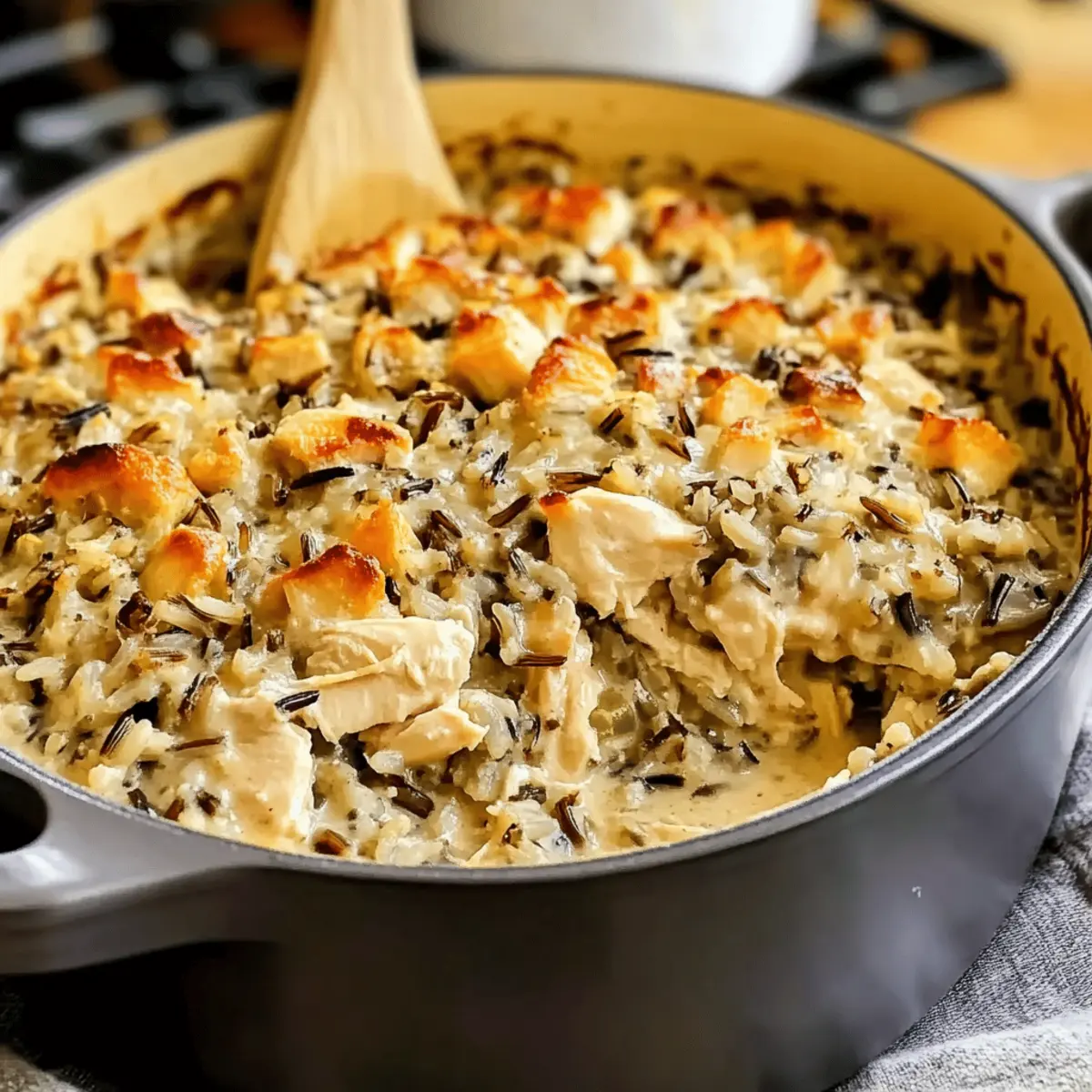 Comforting Chicken Wild Rice Casserole for Cozy Nights