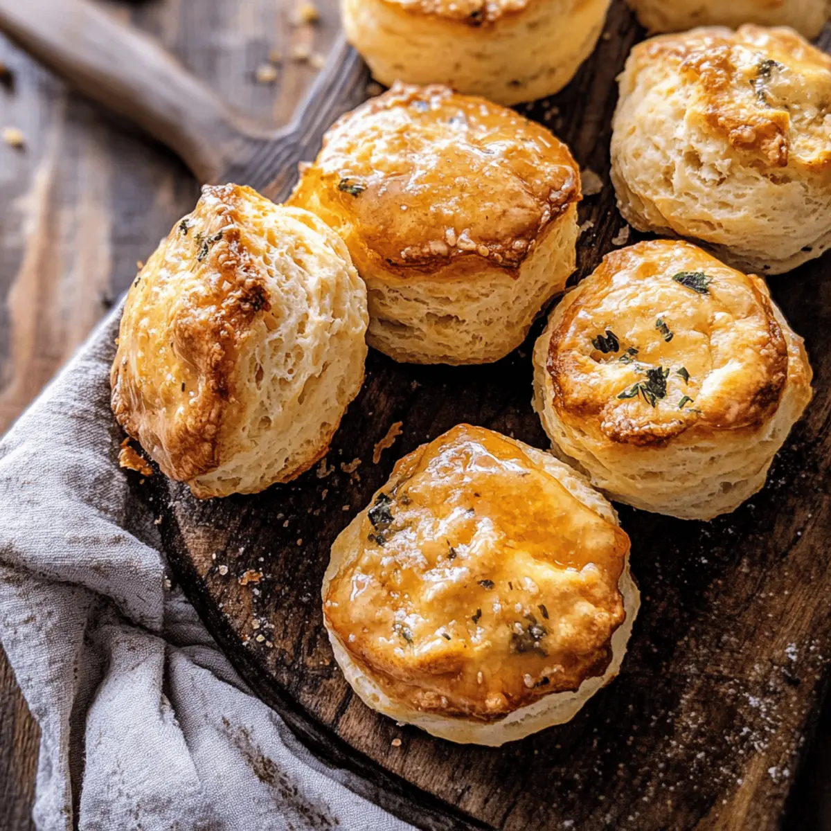 Homemade Honey Butter Cheddar Biscuits for Cozy Comfort