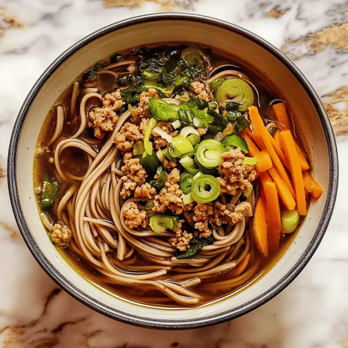 Spicy Ginger Chicken Soba: A Flavor-Packed Comfort Bowl