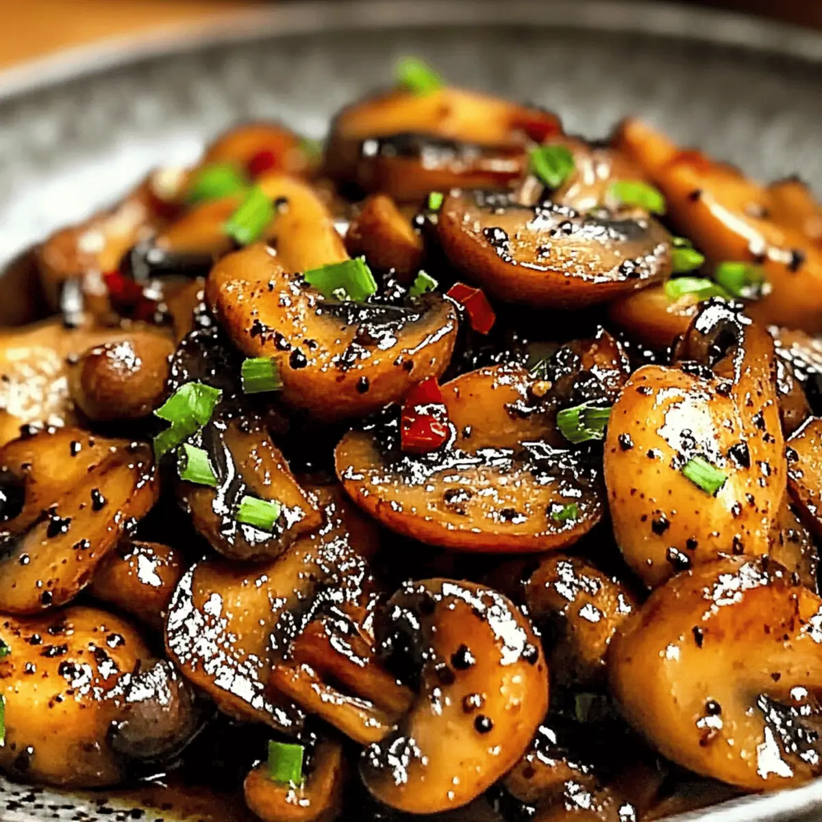 Savory Black Pepper Chicken with Mushrooms in 30 Minutes