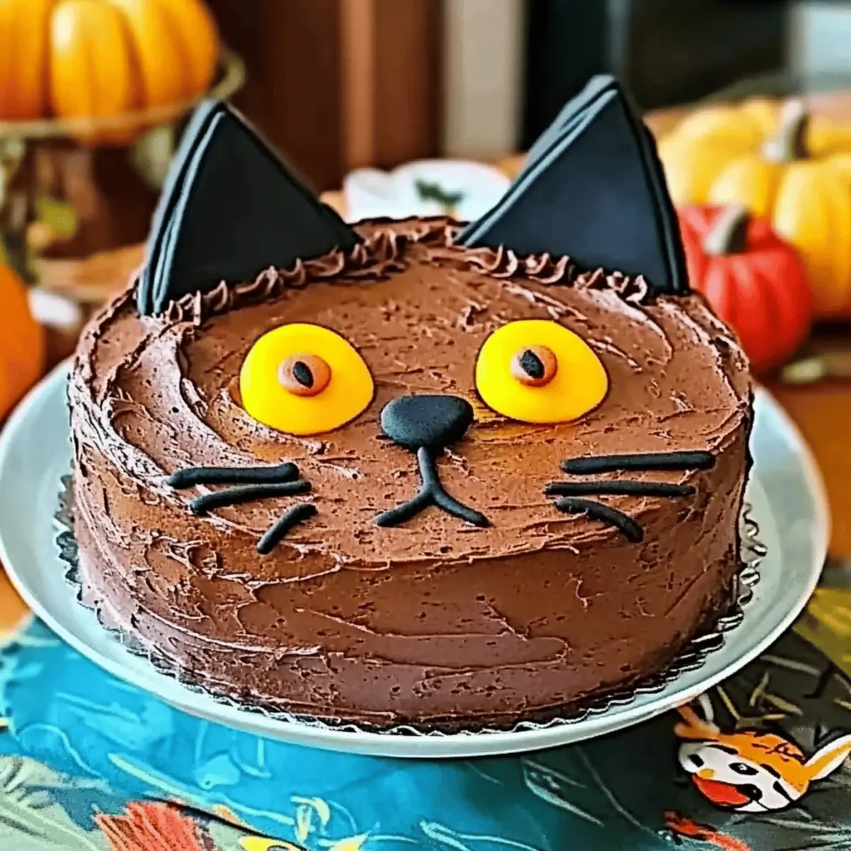 Whimsical Black Cat Cake: A Fun Halloween Delight