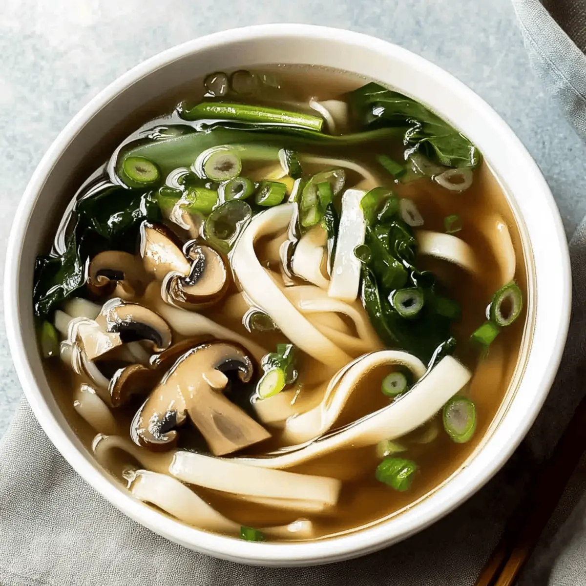 Hearty Bok Choy Soup With Noodles for Cozy Nights