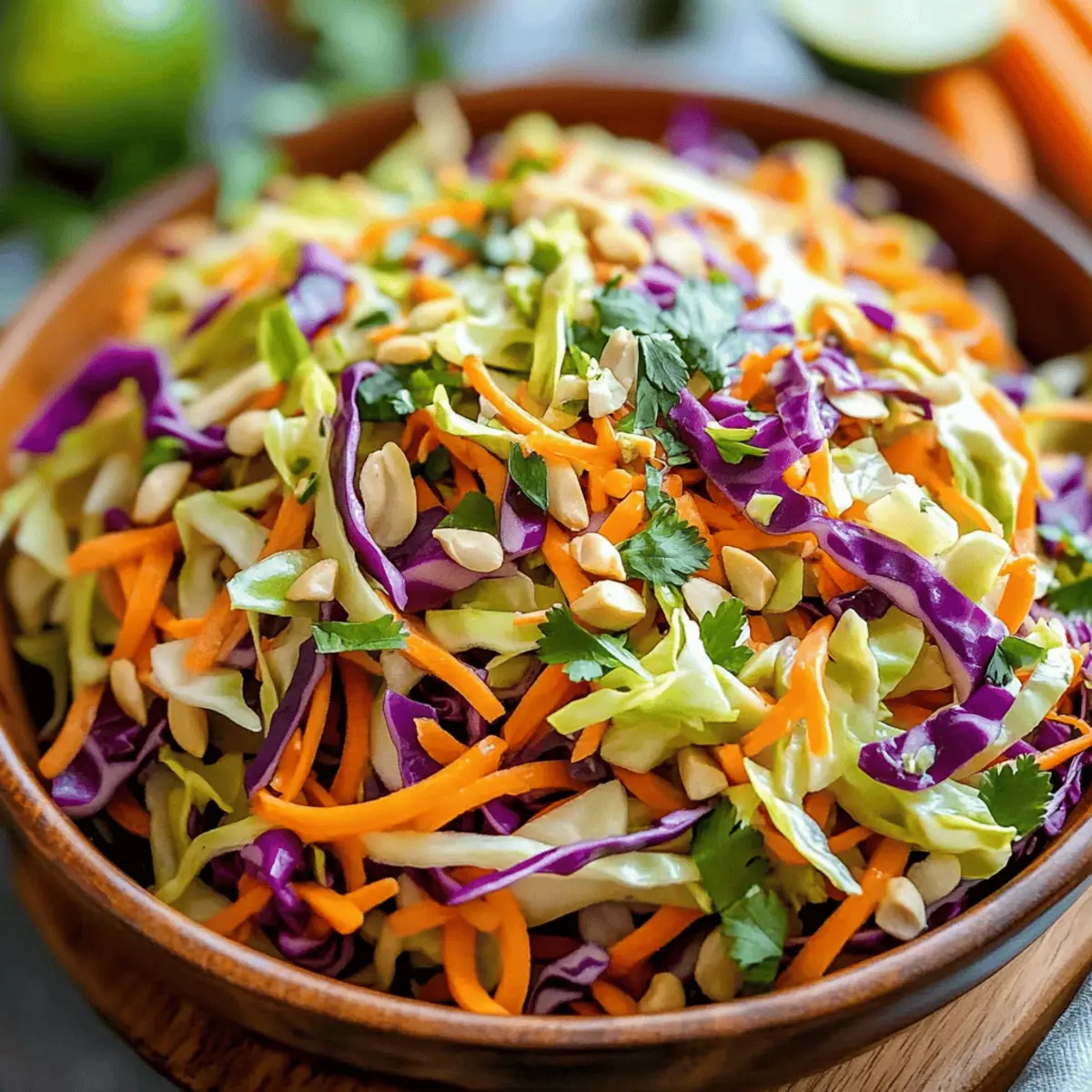Cabbage Salad with Dijon-Lime Dressing for a Fresh Twist