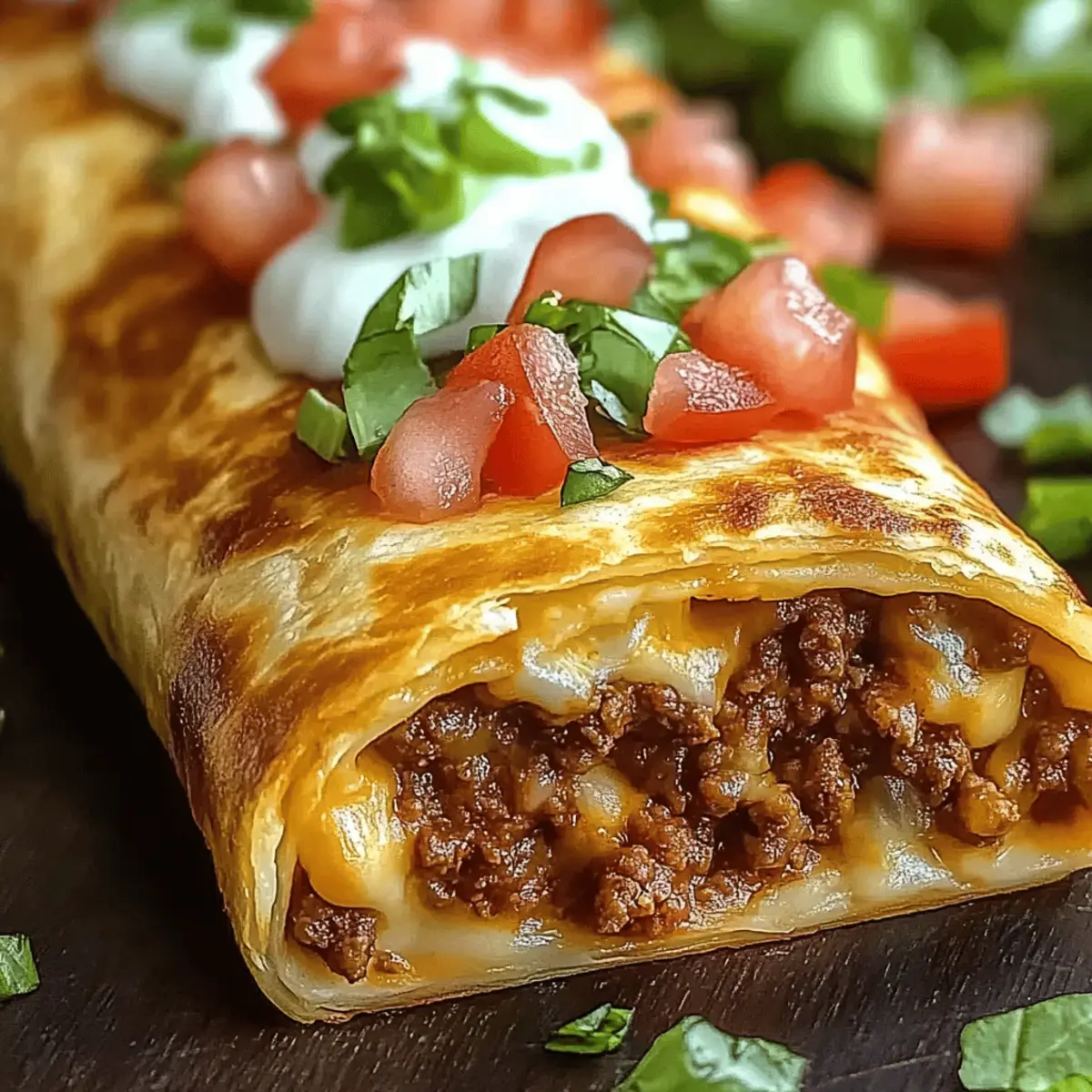 Cheesy Beef Chimichangas: Crispy Tex-Mex Comfort Food Delight