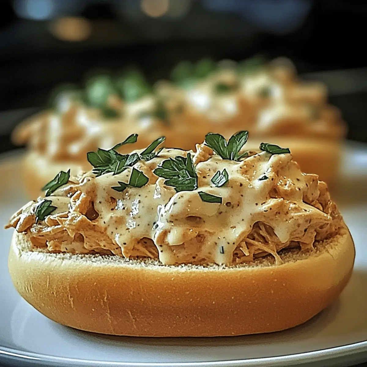 Creamy Chicken Alfredo Sloppy Joes for Ultimate Comfort