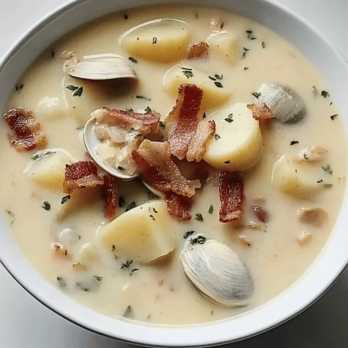 Irresistible Creamy New England Clam Chowder to Warm Your Soul