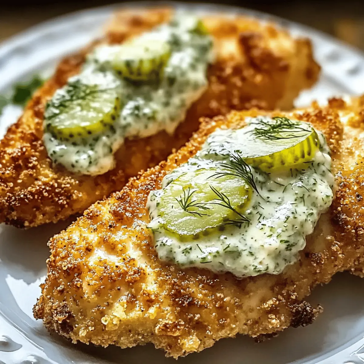 Crispy Dill Pickle Parmesan Chicken: A Flavorful Twist