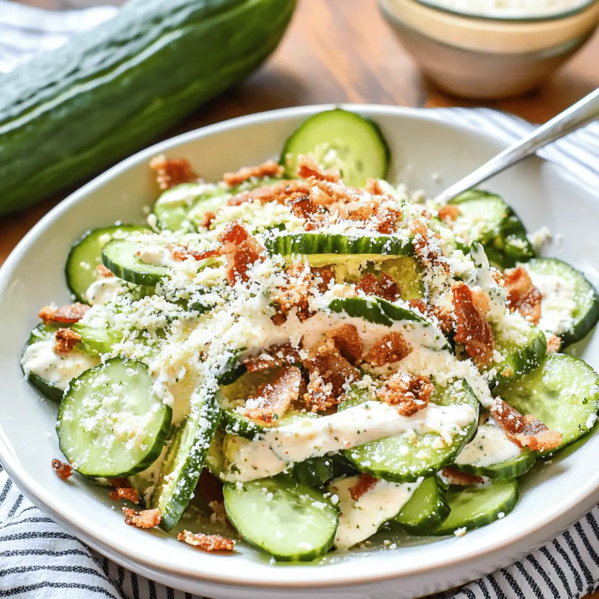 Cucumber Caesar Salad That Refreshes Your Taste Buds!