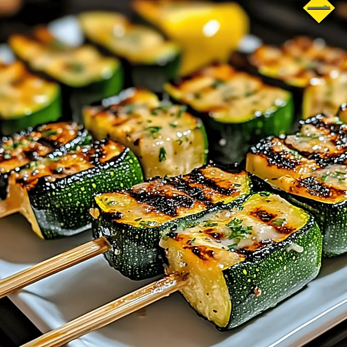 Garlic Butter Zucchini Skewers: Summer’s Flavorful Veggie Treat