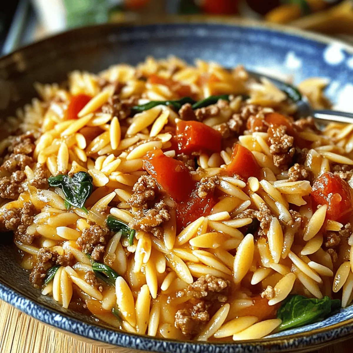 Comforting Ground Beef Orzo for Quick Weeknight Dinners