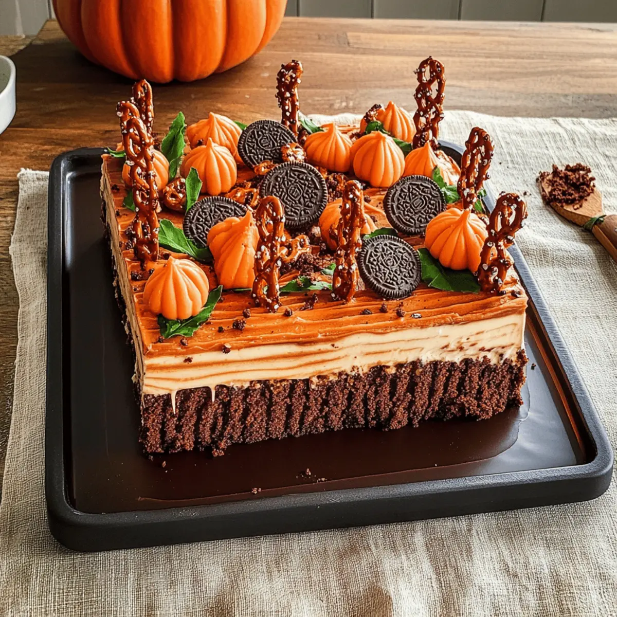 Halloween Pumpkin Patch Cake: A Festive Treat to Savor!