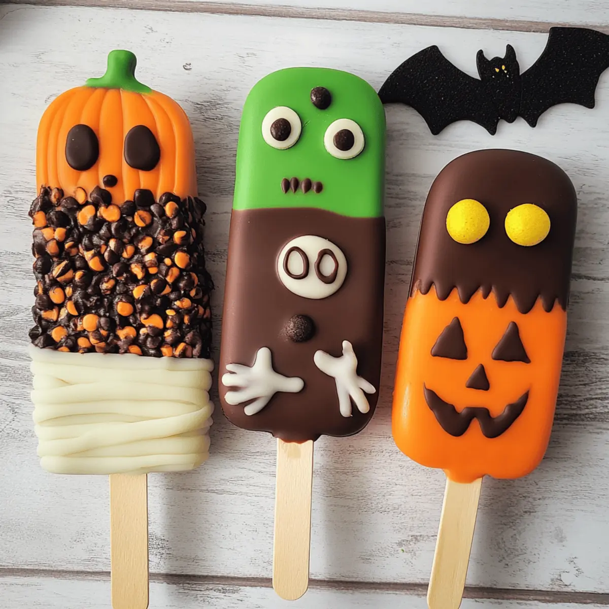 Spook-tastic Halloween Cakesicles: Fun No-Bake Treats!