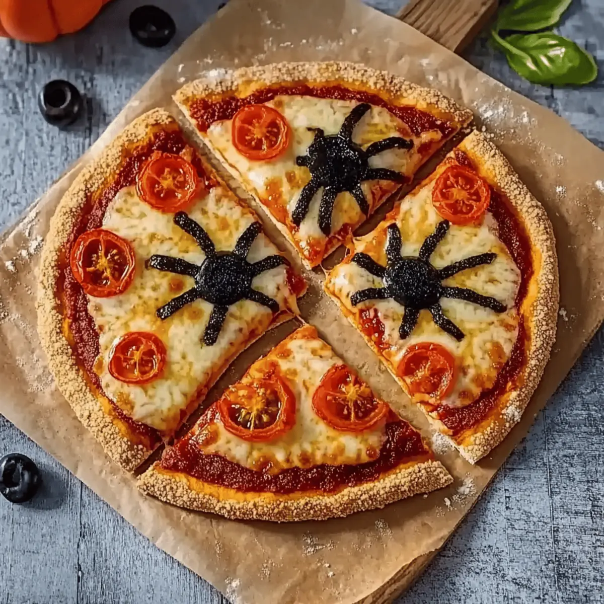 Healthy Halloween Pizzas to Spook Up Your Dinner Table