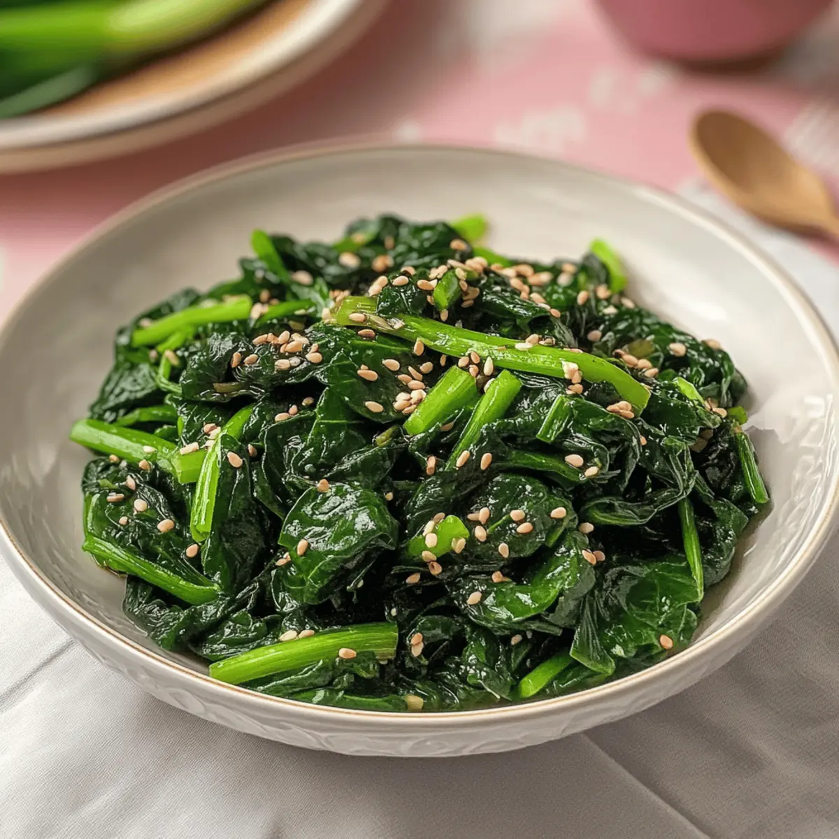 Delicious Korean Spinach Salad Ready in Just 5 Minutes